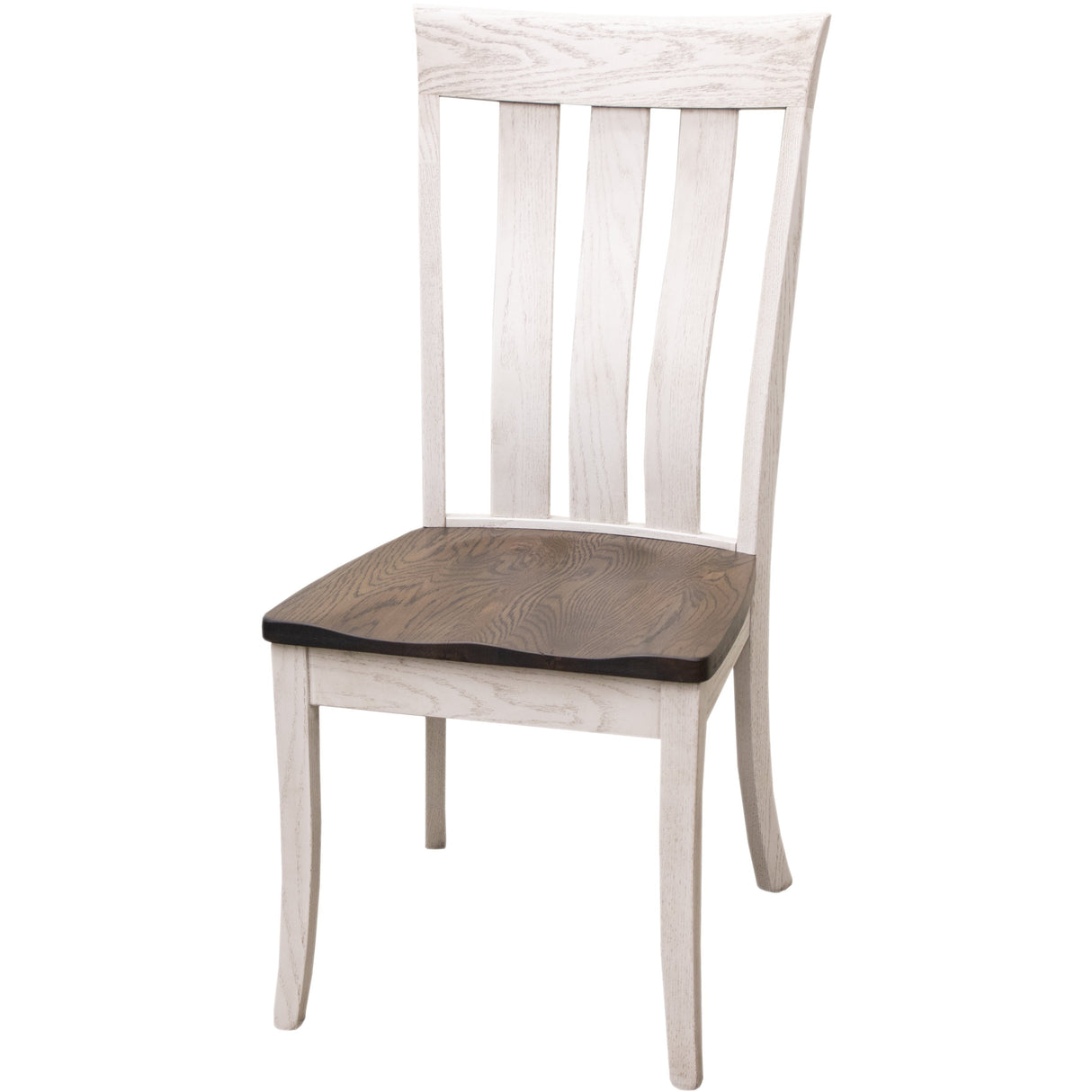 Curlew White & Wood Side Dining Chair | O-GW&RWO-SB
