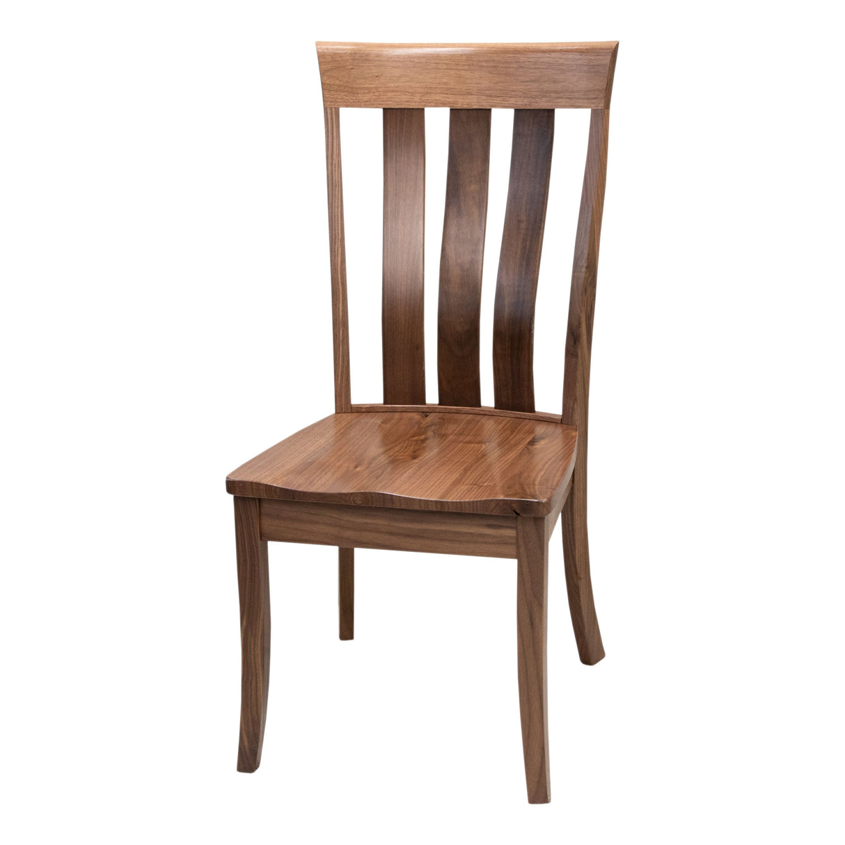 Curlew Walnut Wood Side Dining Chair | NAT