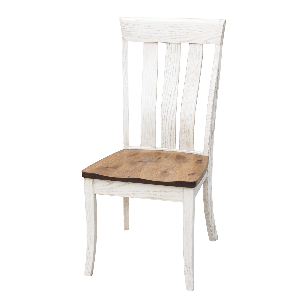 Curlew White & Wood Side Dining Chair | O-CS&RH-CO