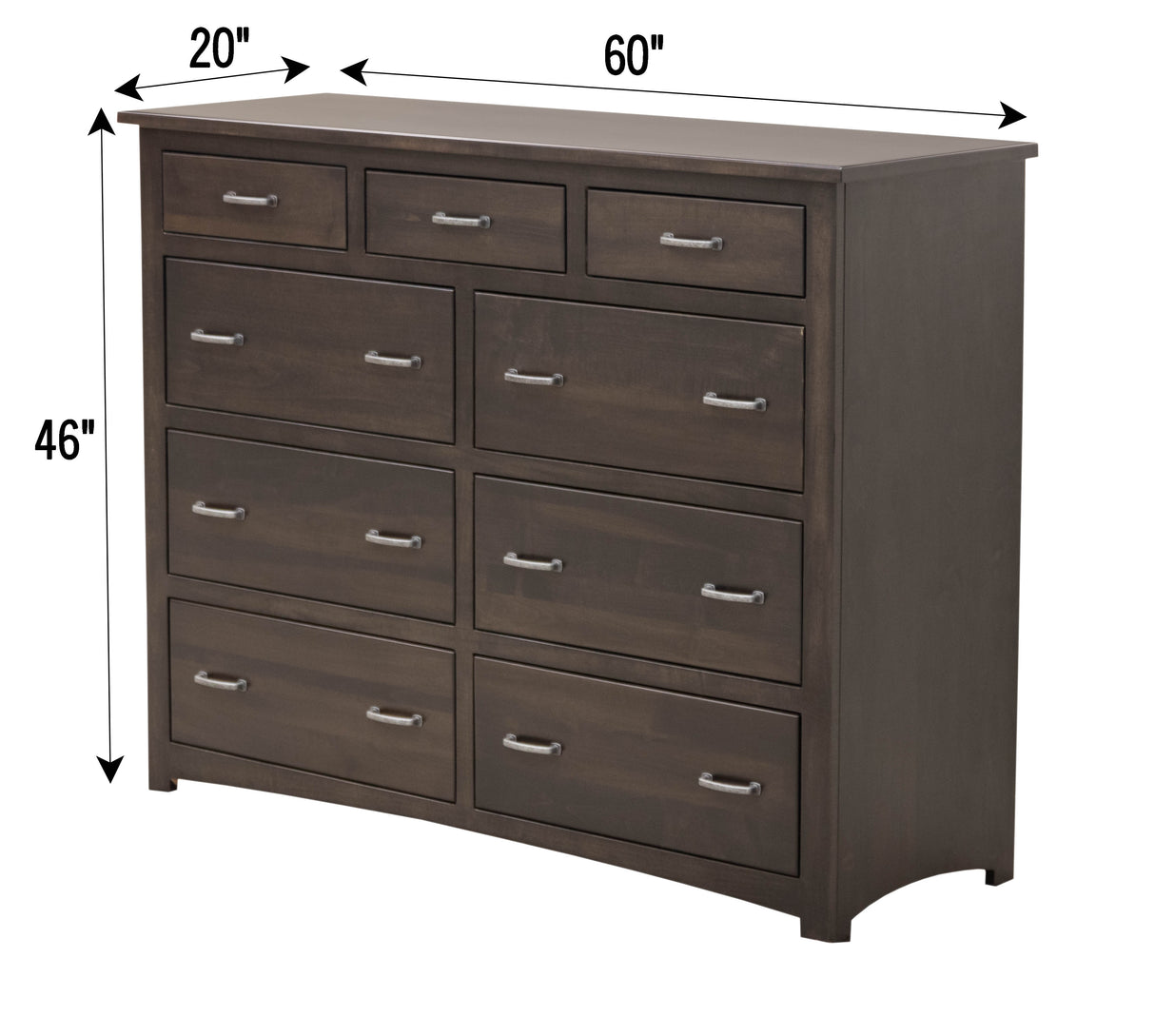 Weston 9-Drawer Tall Dresser