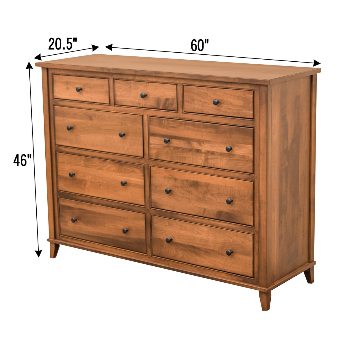 Denali 9-Drawer Tall Dresser