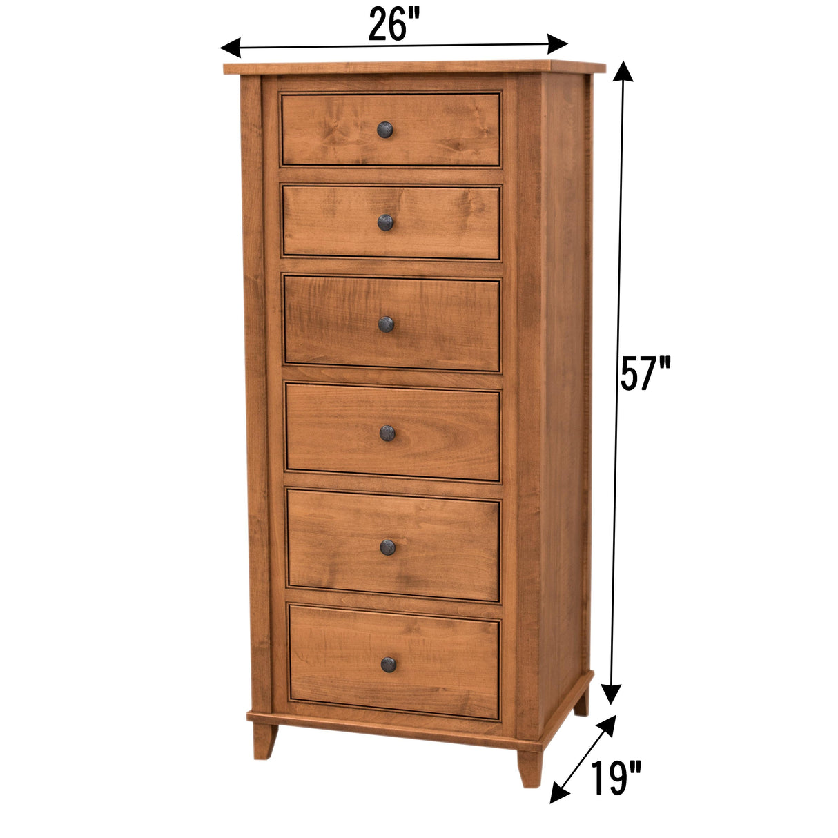 Denali 6-Drawer Lingerie Dresser
