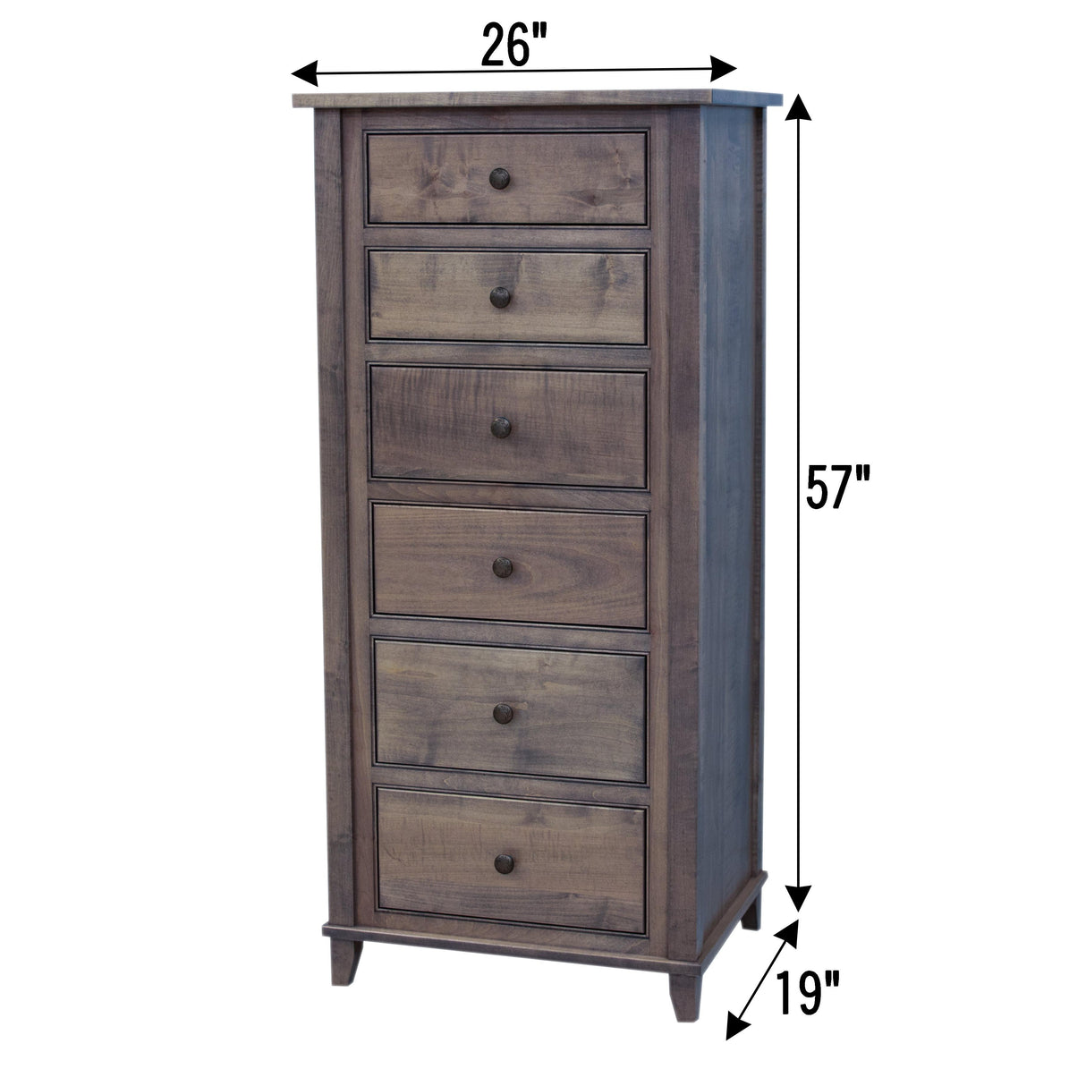 Denali 6-Drawer Lingerie Dresser