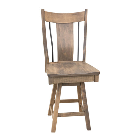Eagle 24" Maple Wood Swivel Bar Stool | SP