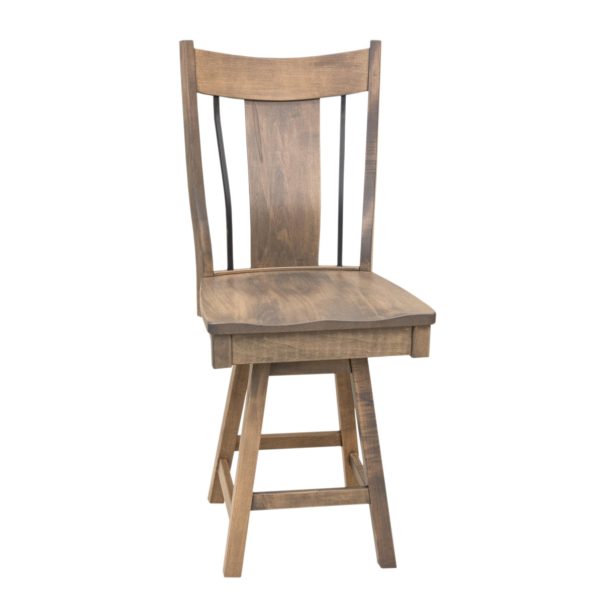 Eagle 24" Maple Wood Swivel Bar Stool | SP