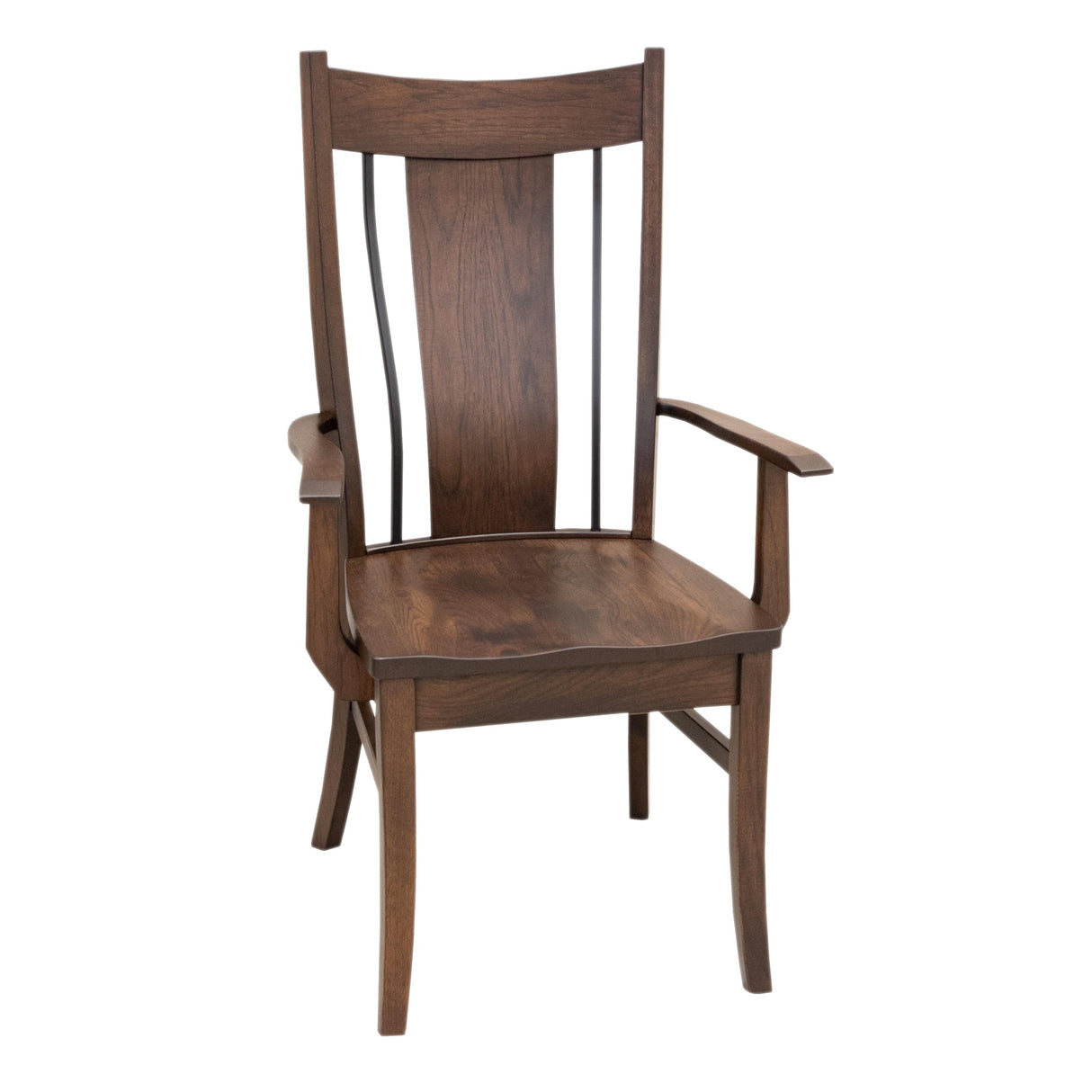 Eagle Hickory Wood Arm Dining Chair | BV