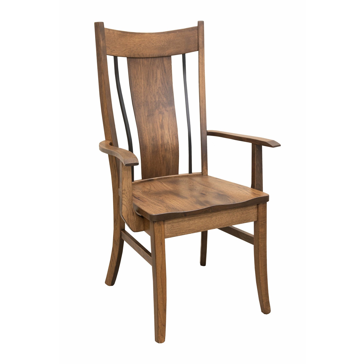 Eagle Hickory Wood Arm Dining Chair | CO