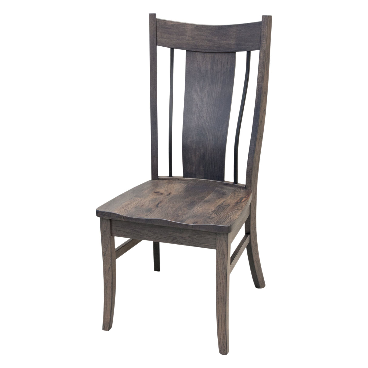 Rowan Trestle Hickory Amish Dining Table & Chairs for 6-10
