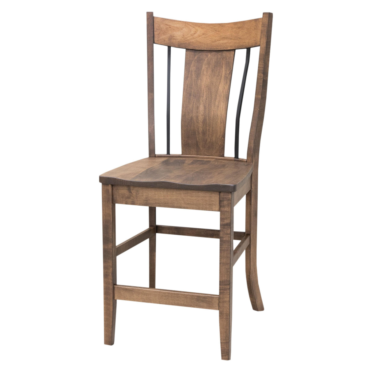 Eagle 24" Maple Wood Stationary Bar Stool | CO