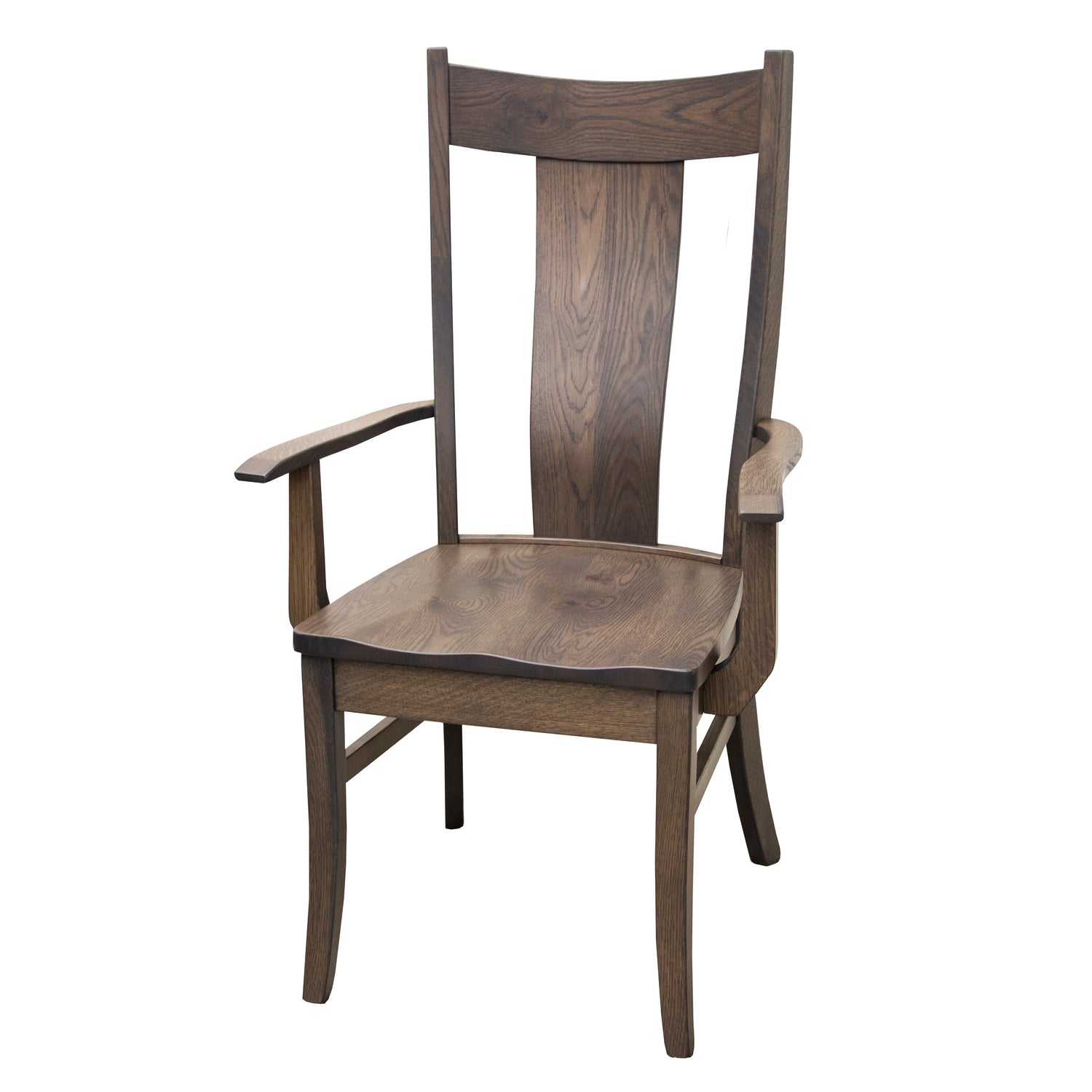 Eagle White Oak Wood Arm Dining Chair | SB