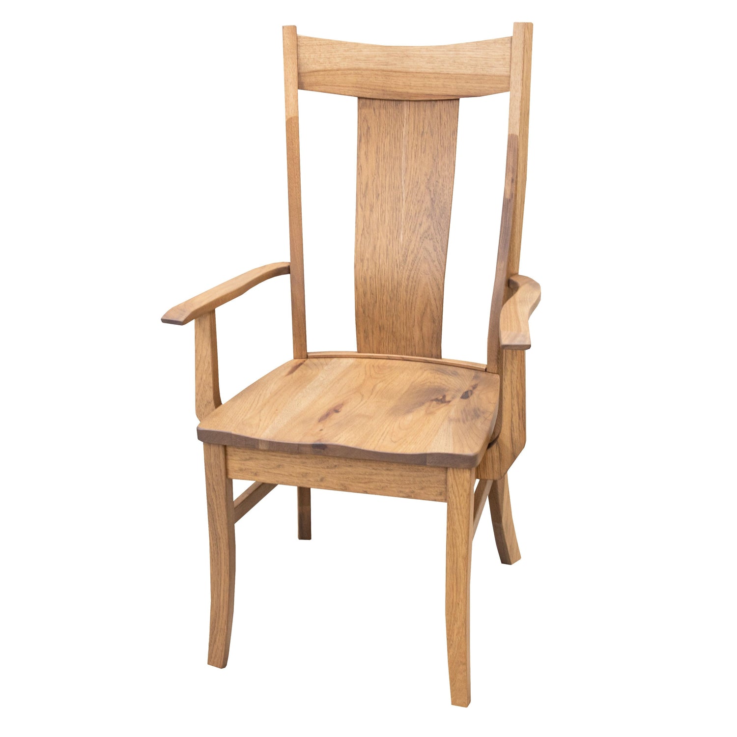 Eagle Hickory Wood Arm Dining Chair | WB