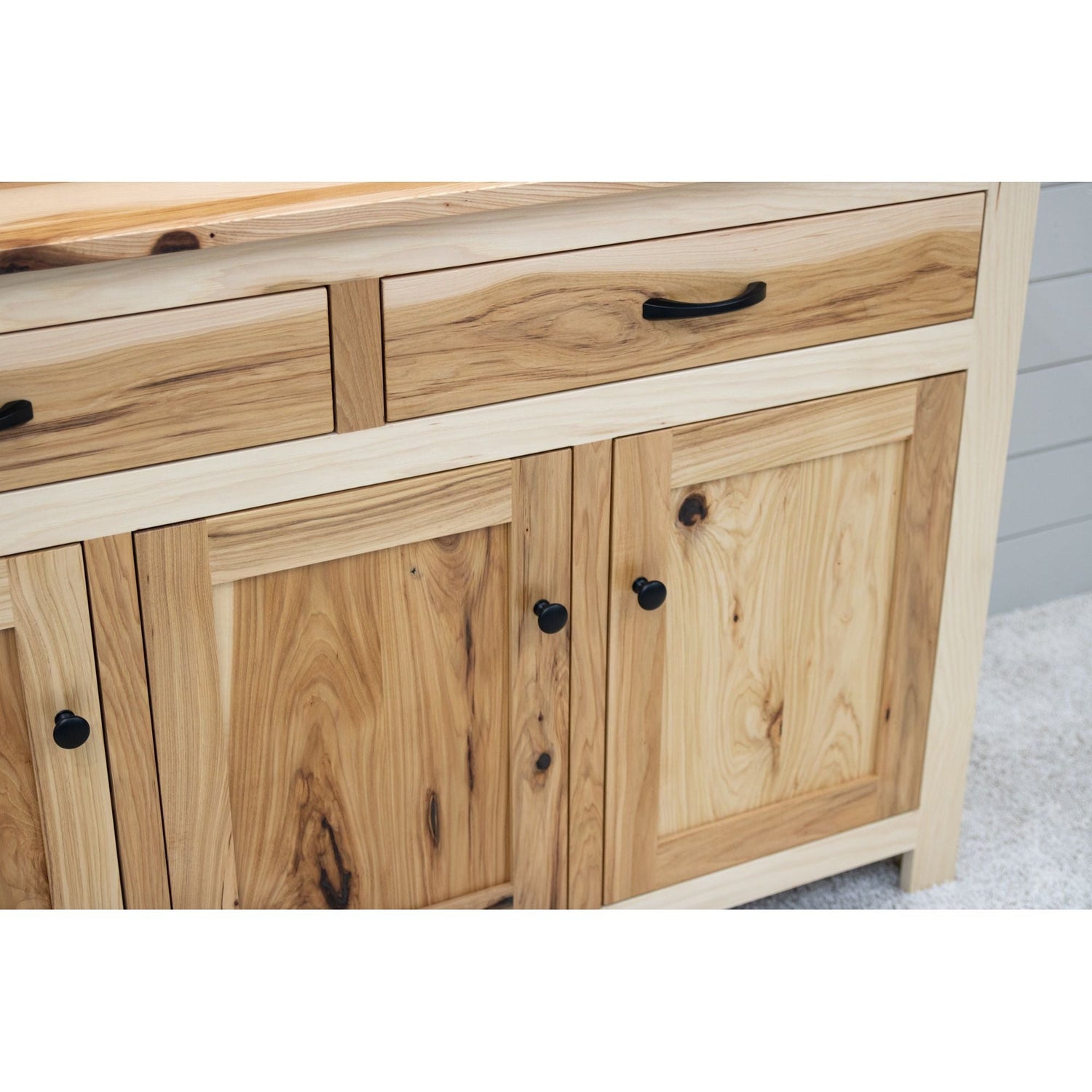 Easton Shaker Hickory Wood Hutch | NAT