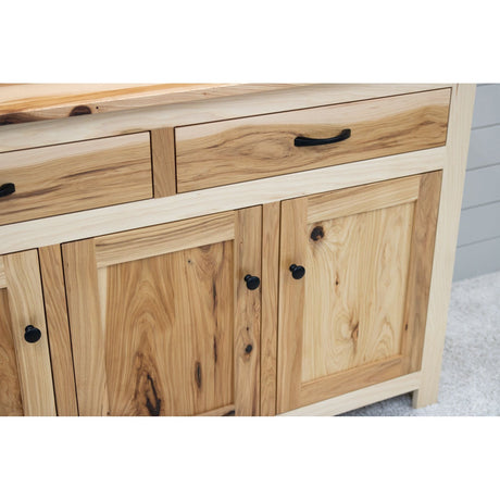 Easton Shaker Hickory Wood Hutch | NAT