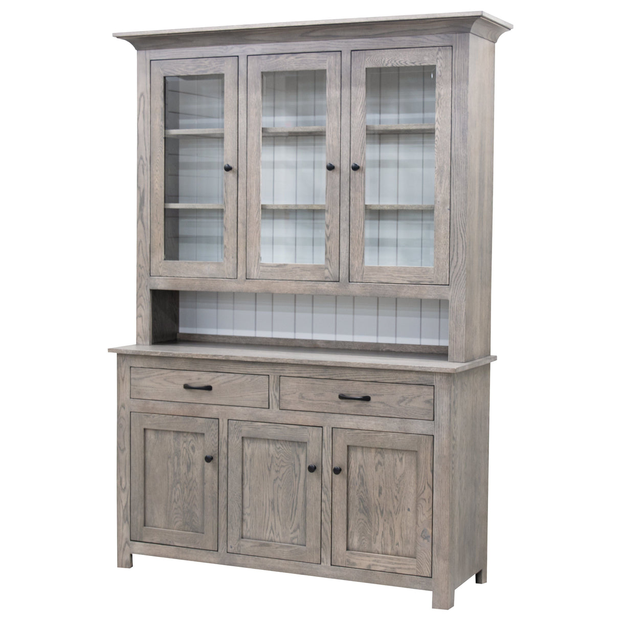Easton Shaker White Oak Wood Hutch | GRB