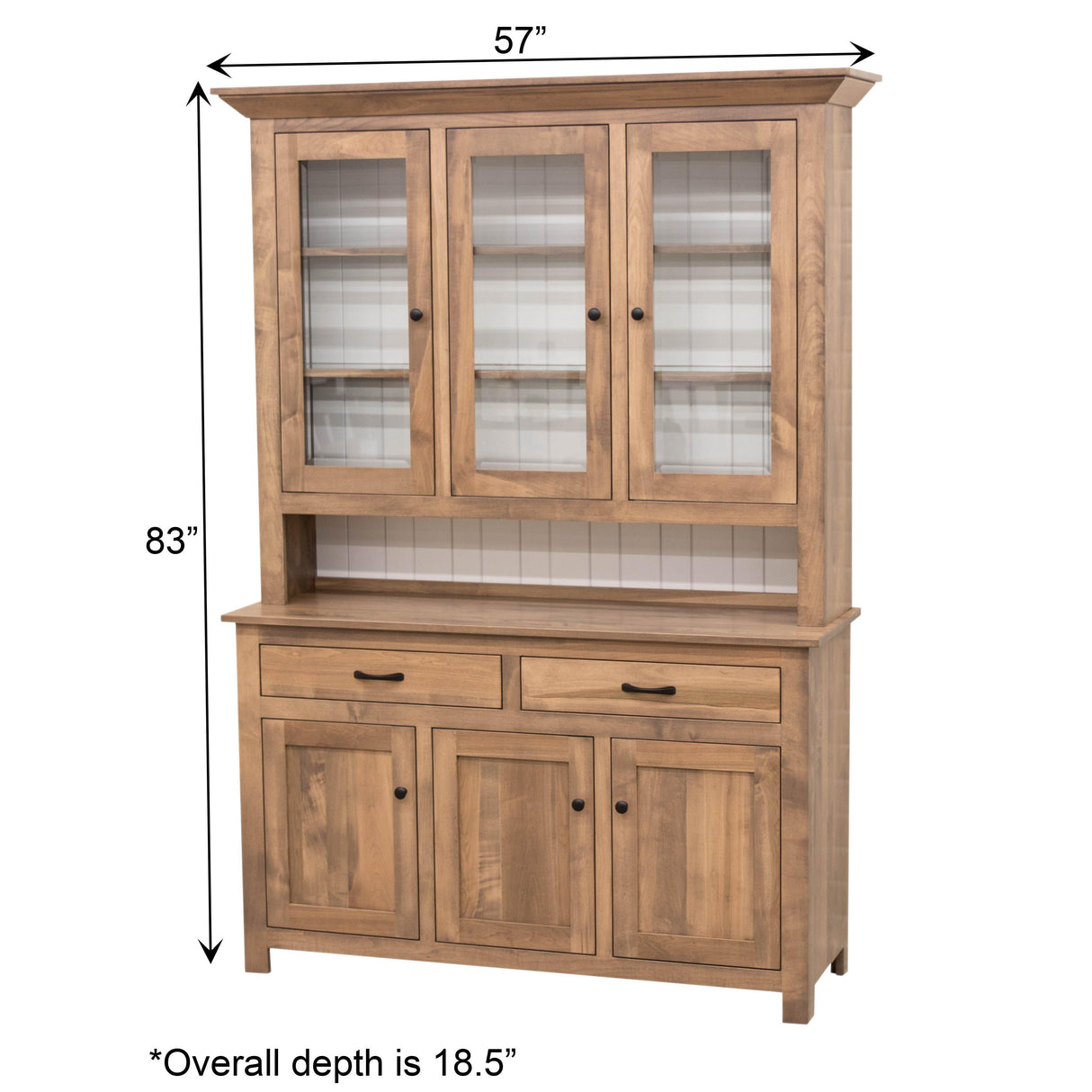 Easton Shaker Maple Wood Hutch | BOS