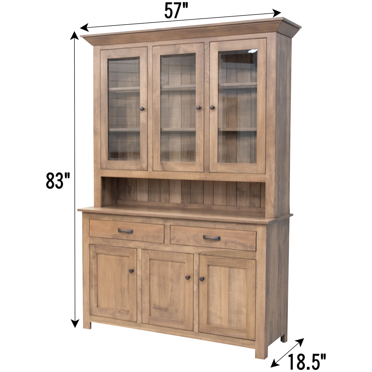Easton Shaker Maple Wood Hutch | WB