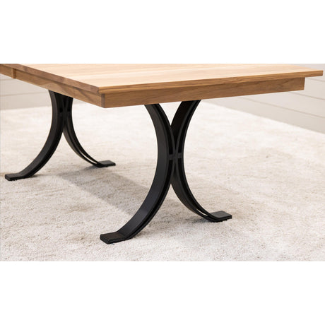 Eclipse Hickory Wood Extending Dining Table | WB