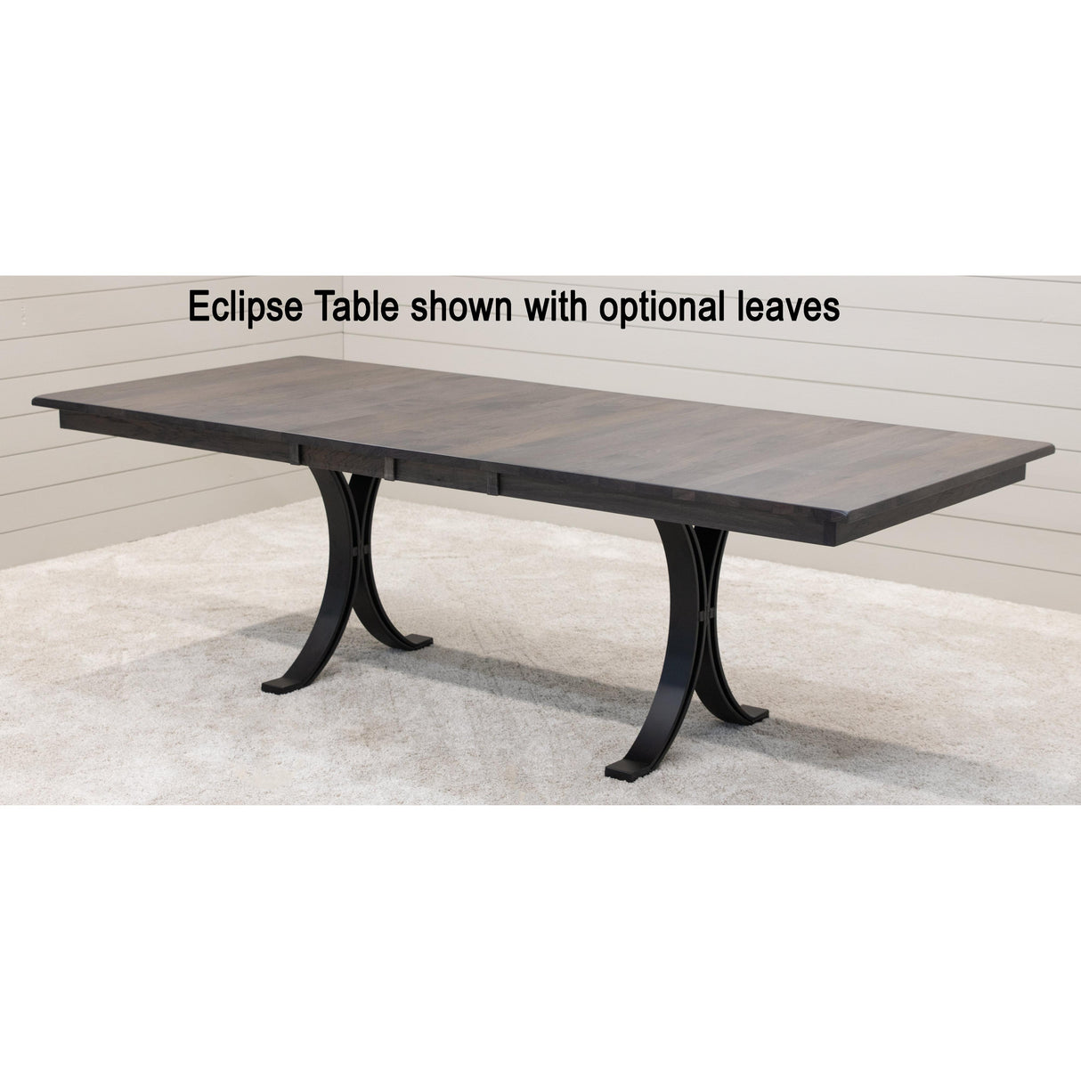 Eclipse Hickory Wood Extending Dining Table | WB