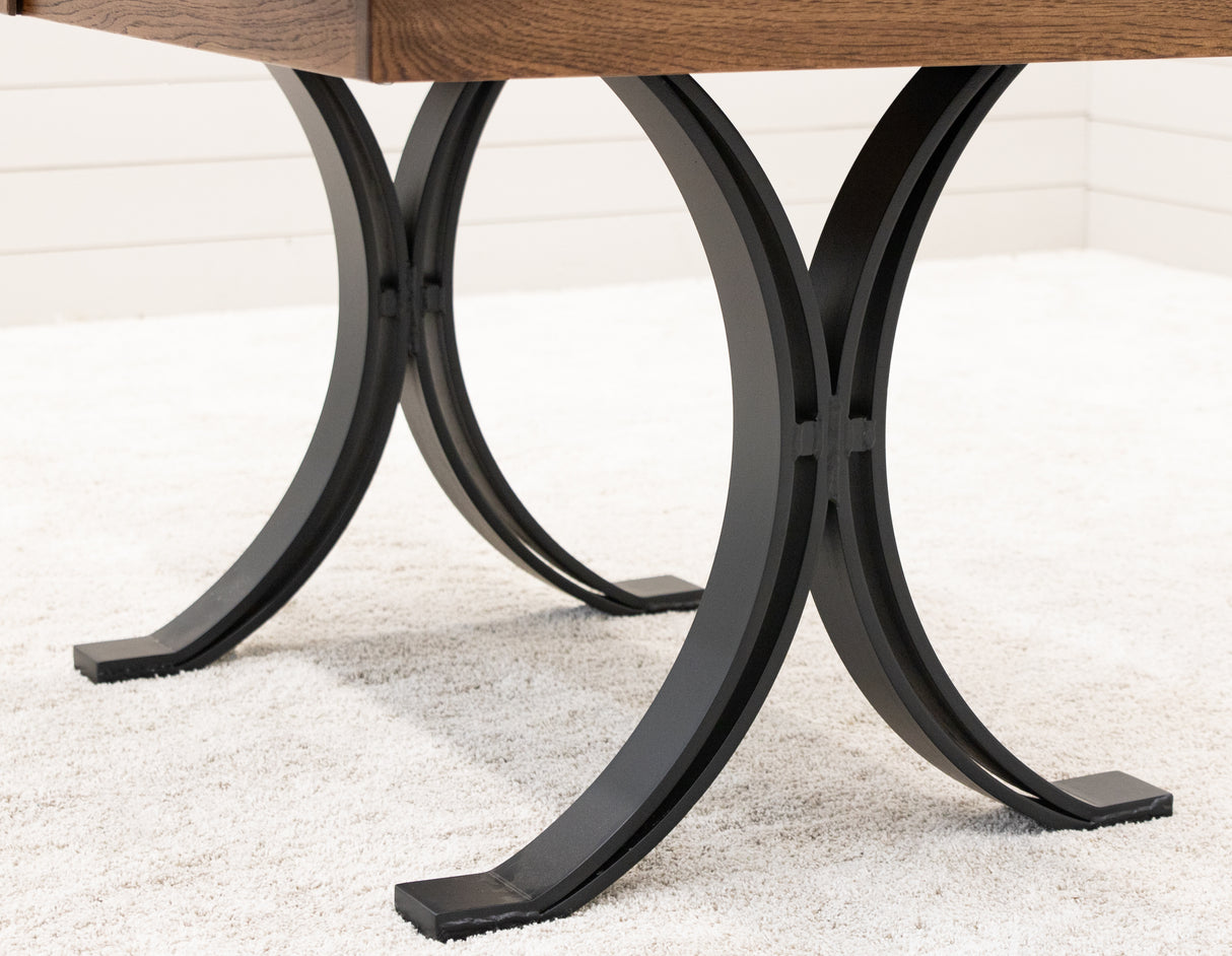 Eclipse Hickory Wood Extending Dining Table | ASB