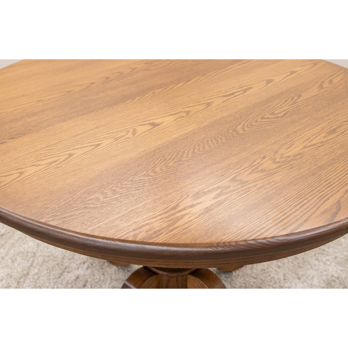Ellington Round Oak Wood Extending Dining Table | HC