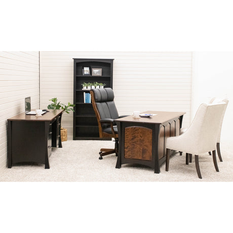 Shaker Solid Oak Wood 72" Bookcase | EB