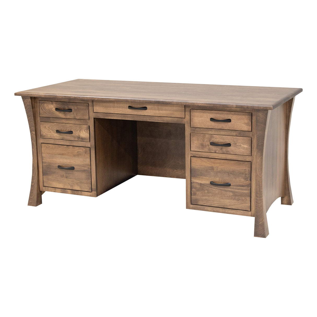 Brooklyn Maple Wood Flat Wall Desk | CO