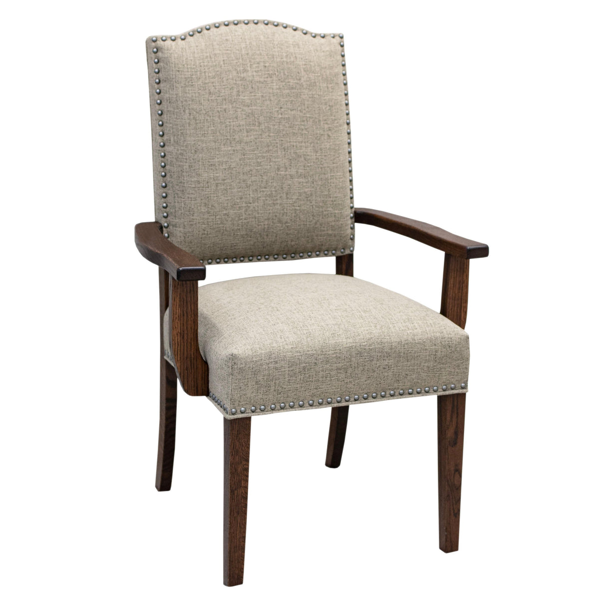 Emerson Upholstered Dining Chair with Wood Arms | R1-70
