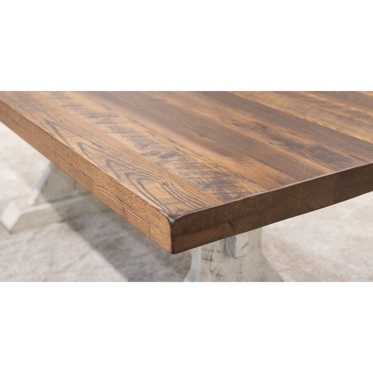 Empire Reclaimed White & Wood Dining Table | CS&PV