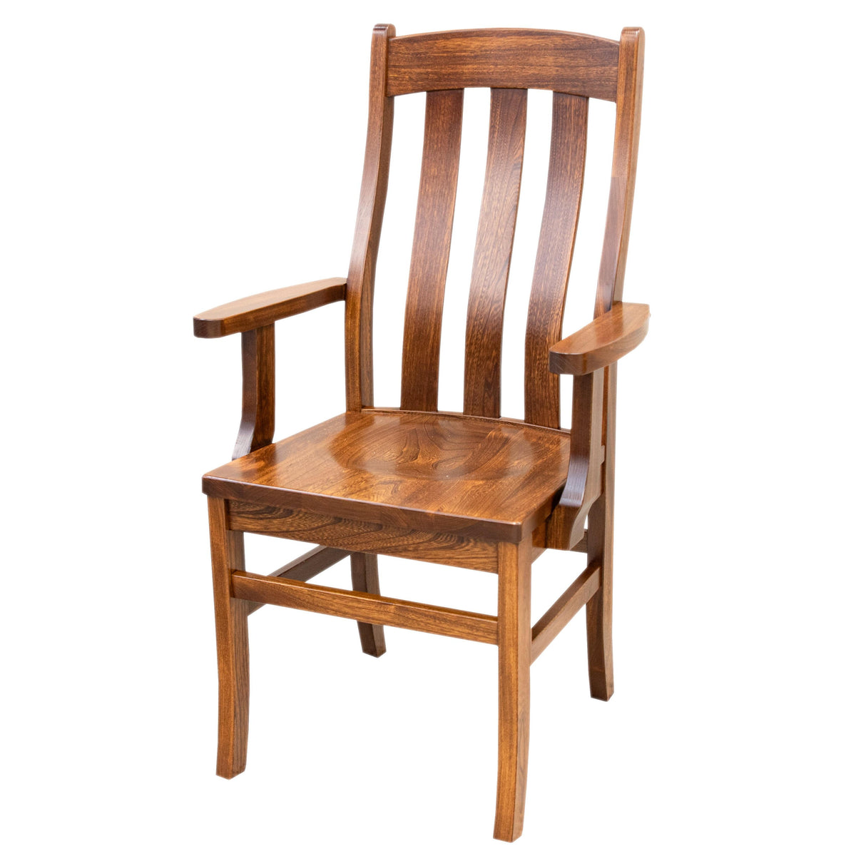 Fostoria Elm Wood Arm Dining Chair | MC