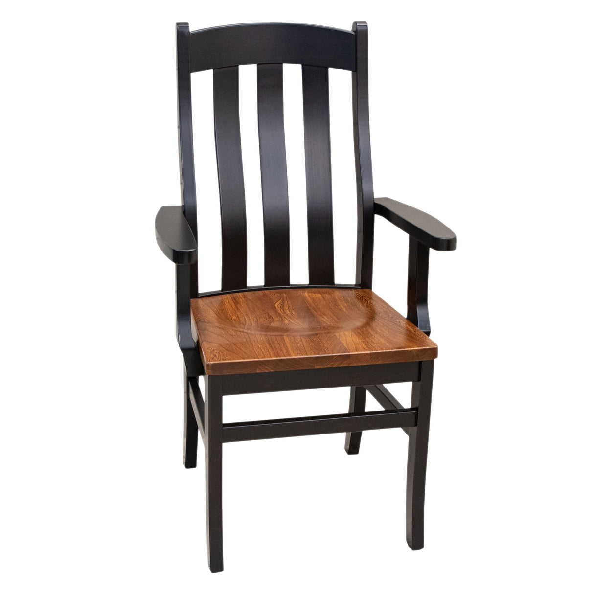 Fostoria Black & Wood Arm Dining Chair | M-EB&E-MC