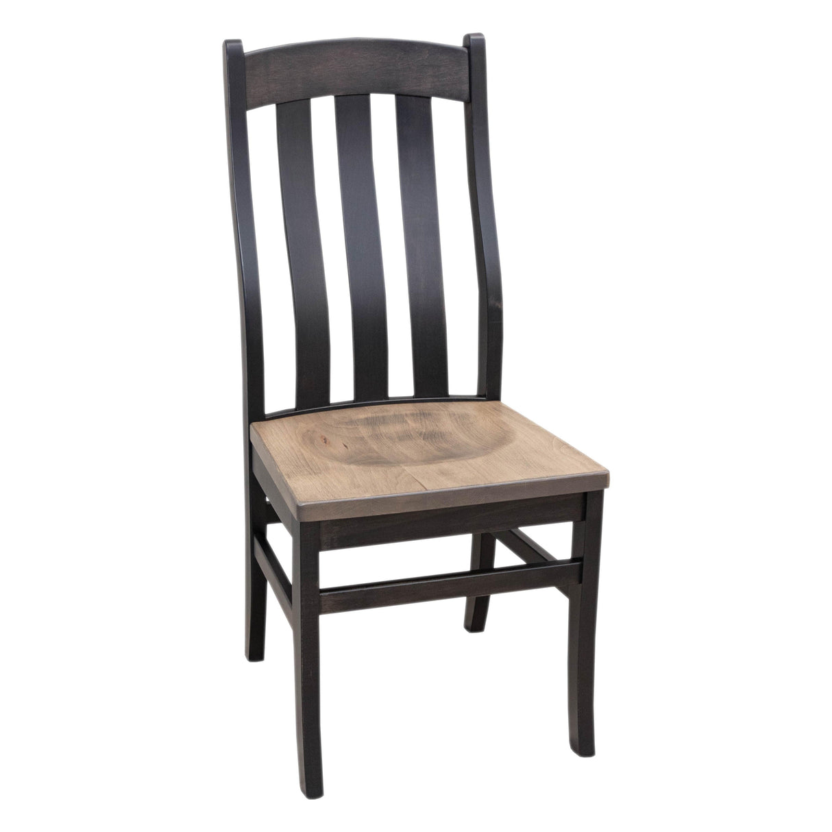 Fostoria Black & Wood Side Dining Chair | M-DK&SP