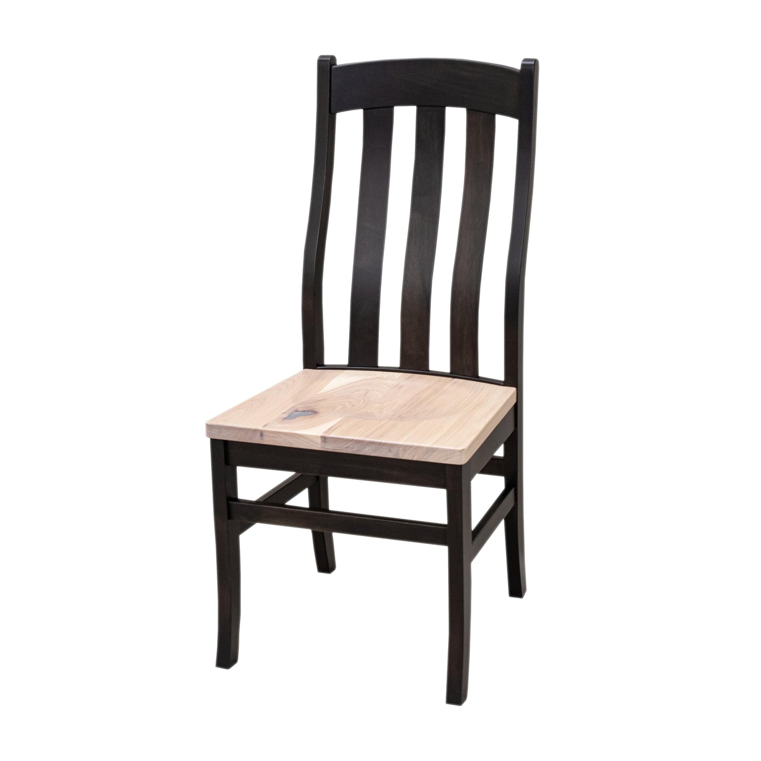 Fostoria Black & Wood Side Dining Chair | M-DK&RH-SW