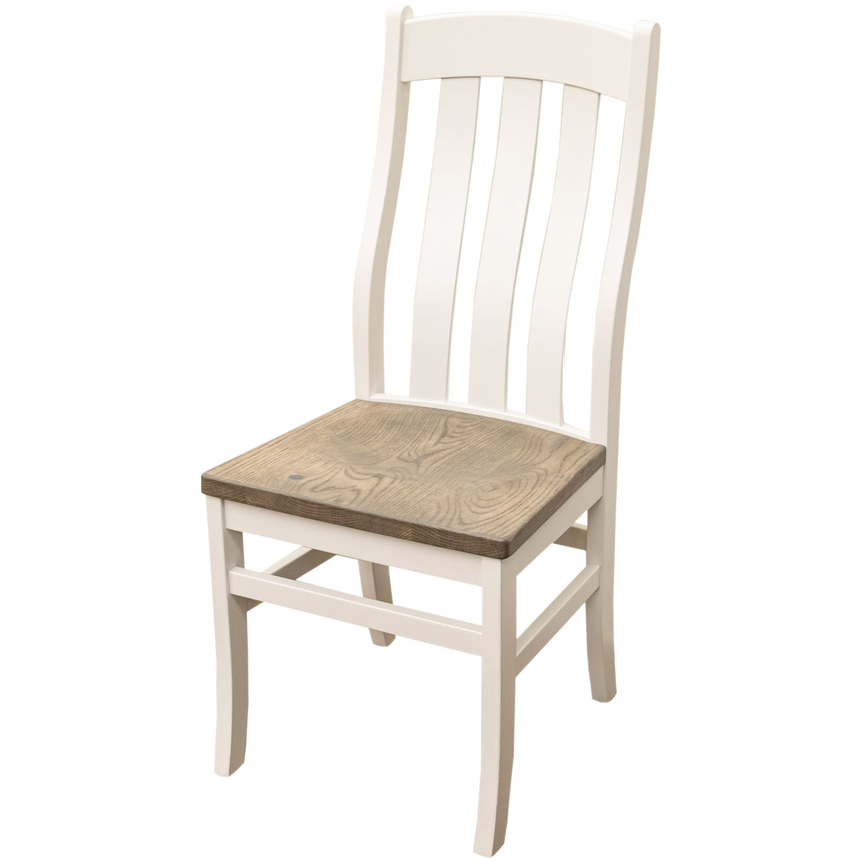 Fostoria White & Wood Side Dining Chair | M-DW&RWO-GRB