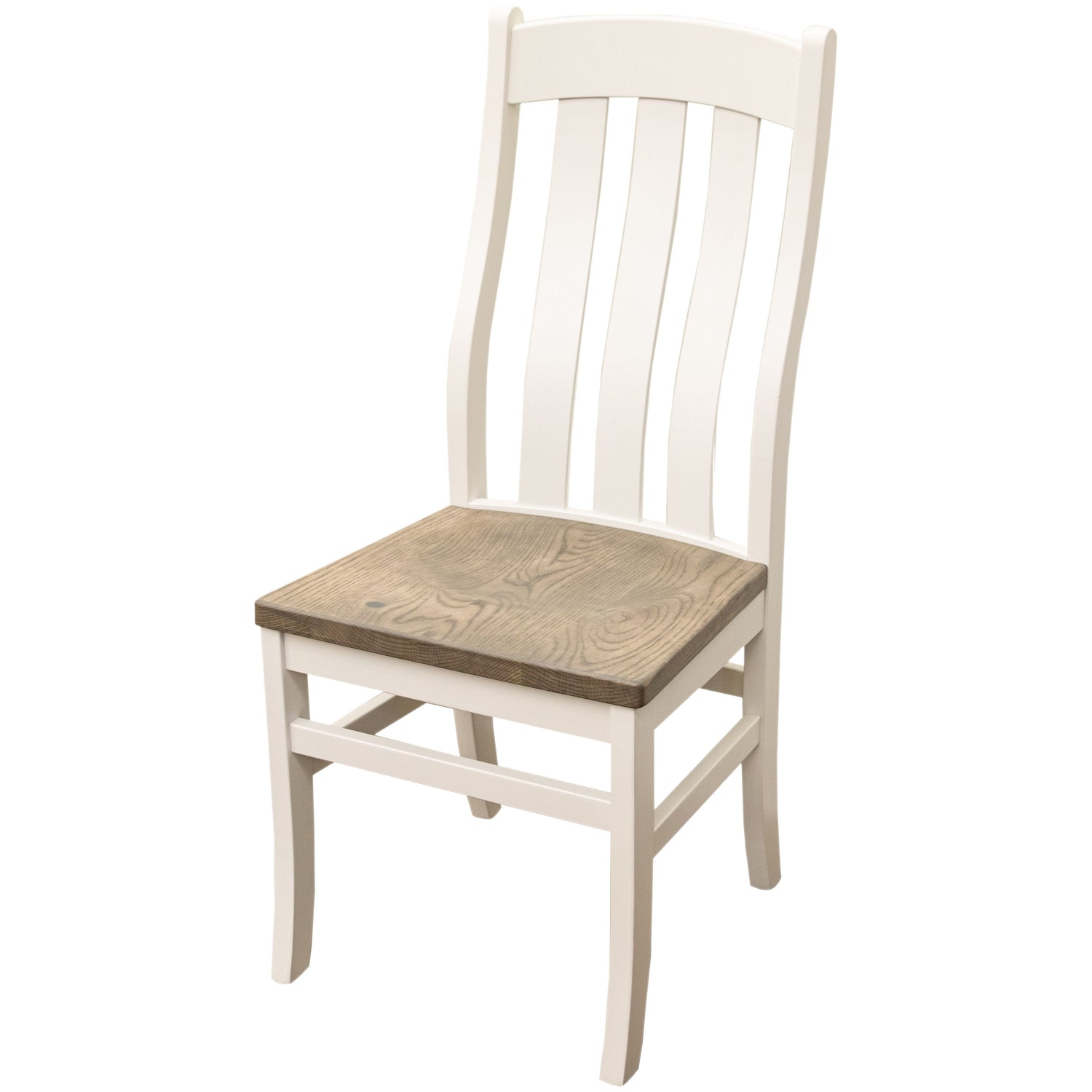 Fostoria White & Wood Side Dining Chair | M-DW&RWO-GRB