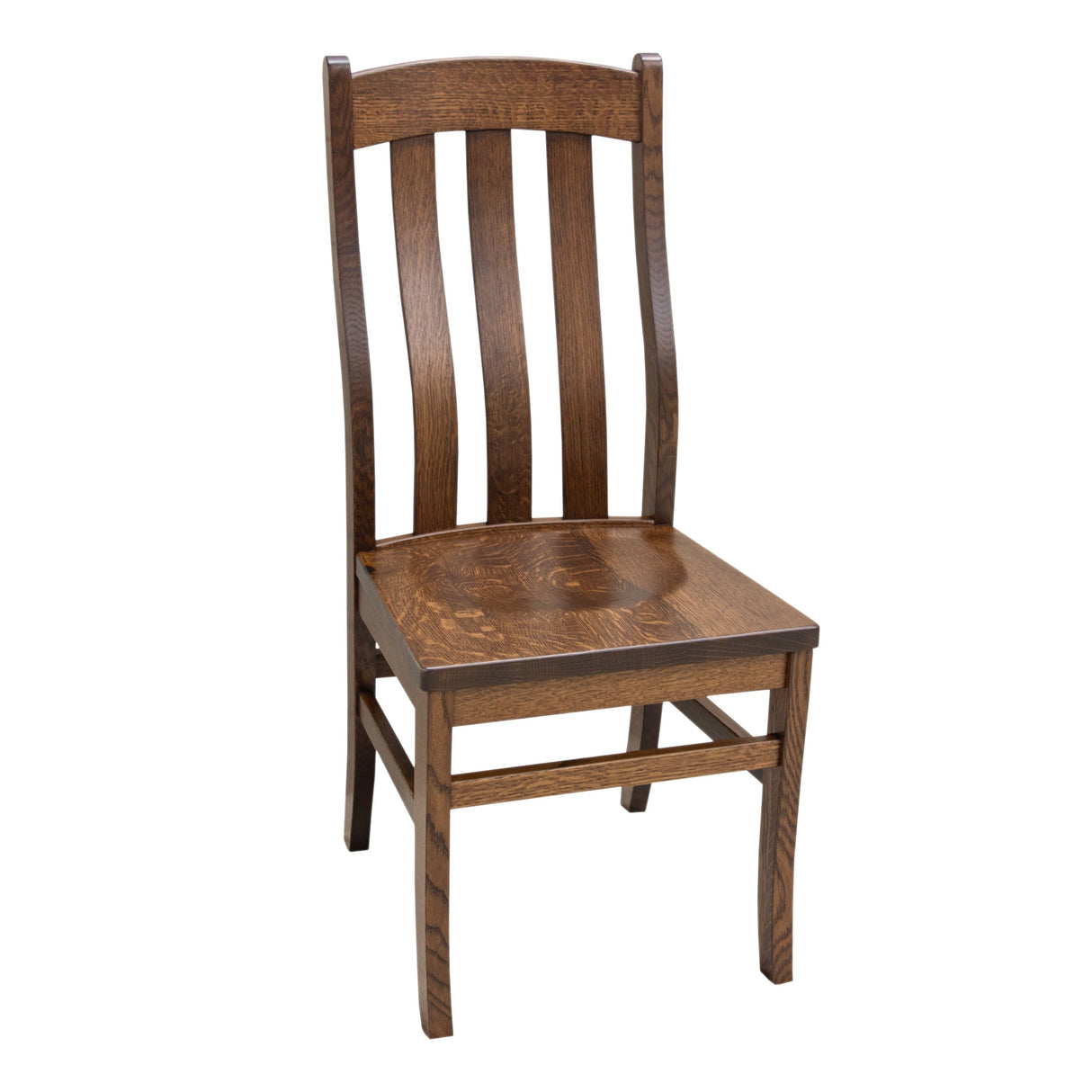 Fostoria Quarter Sawn White Oak Wood Side Dining Chair | ASB