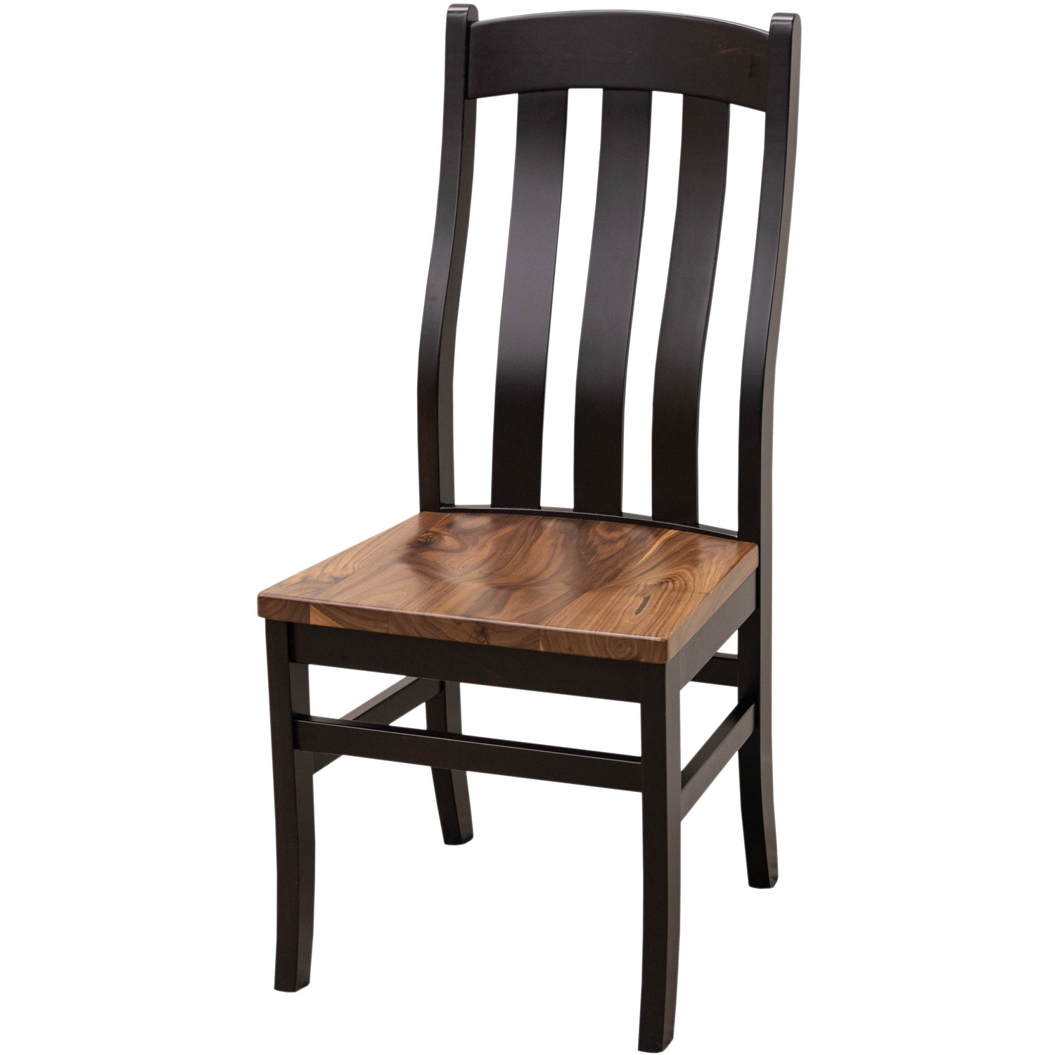 Fostoria Black & Wood Side Dining Chair | M-EB&W-NAT