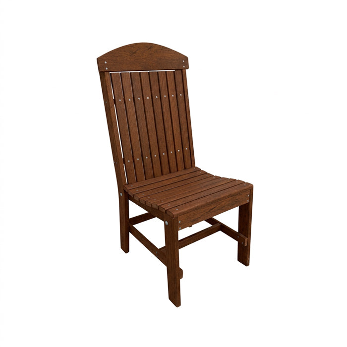 Gateway Poly Amish Outdoor Dining Side Chair - Antique Mahogany
