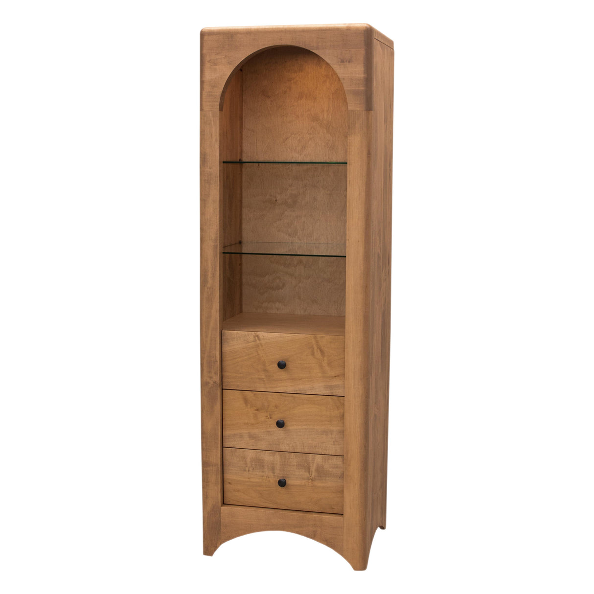 Gilmore Solid Maple Wood Bookcase | HC