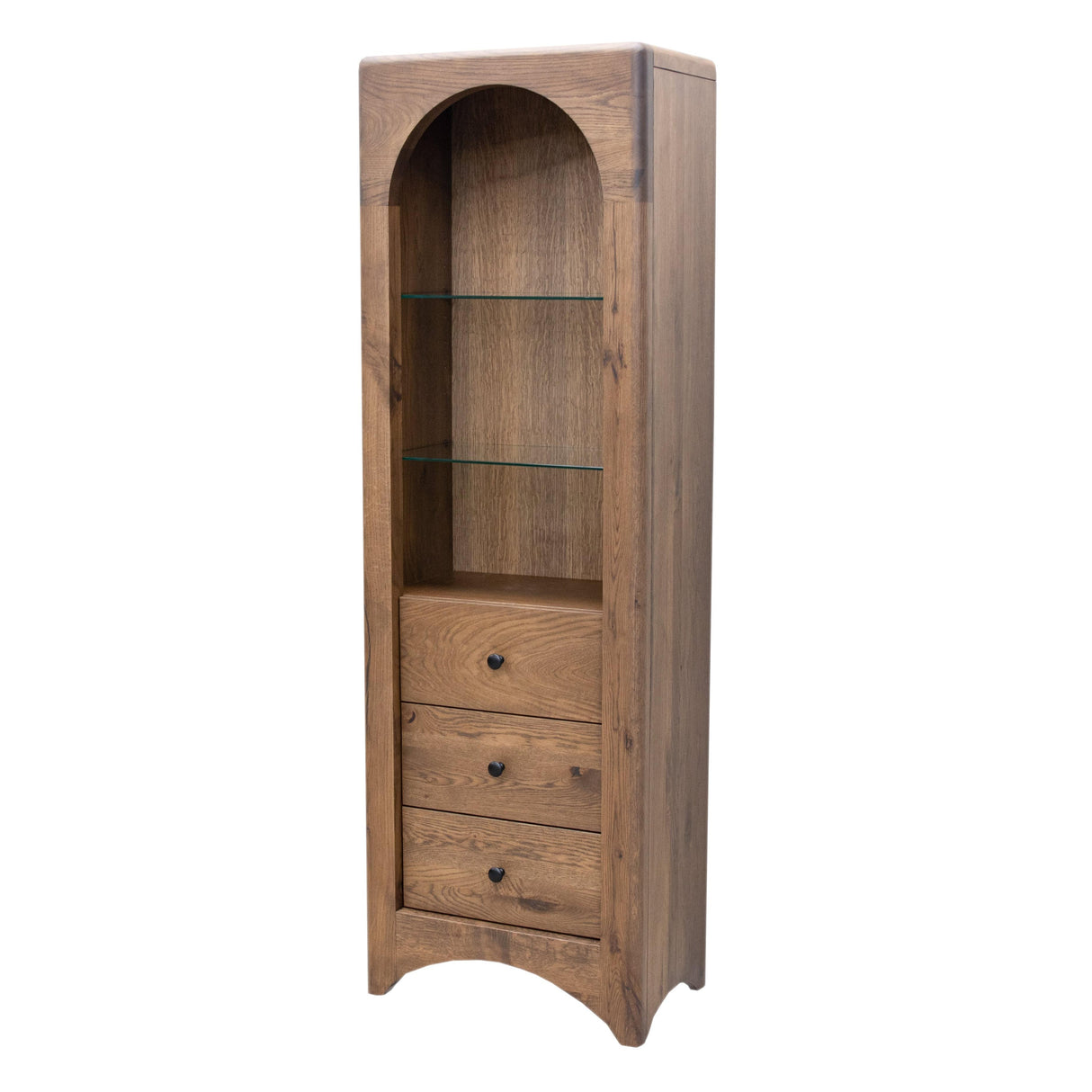 Gilmore Solid White Oak Wood Bookcase | CO