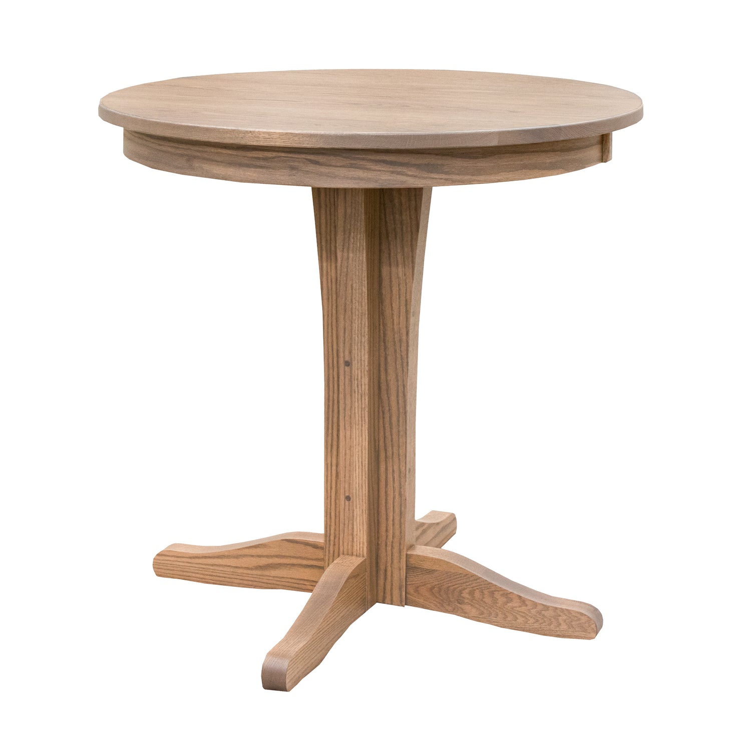 Glacier Round Oak Wood Pub Table | VD