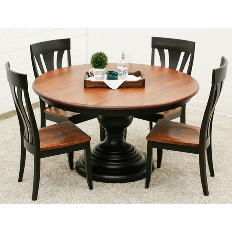 Hudson Black & Wood Arm Dining Chair | M-EB&C-GB