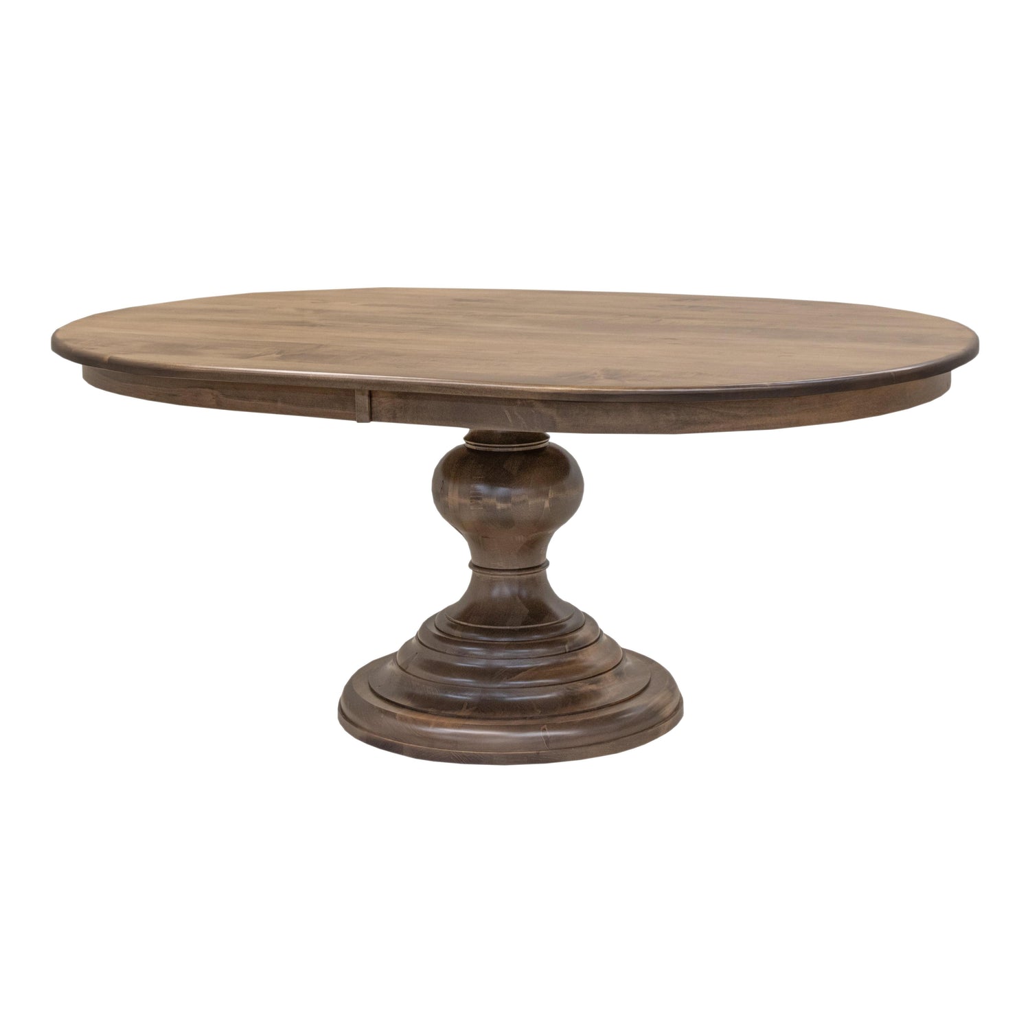 Global Round Maple Wood Round Pedestal Dining Table | CO