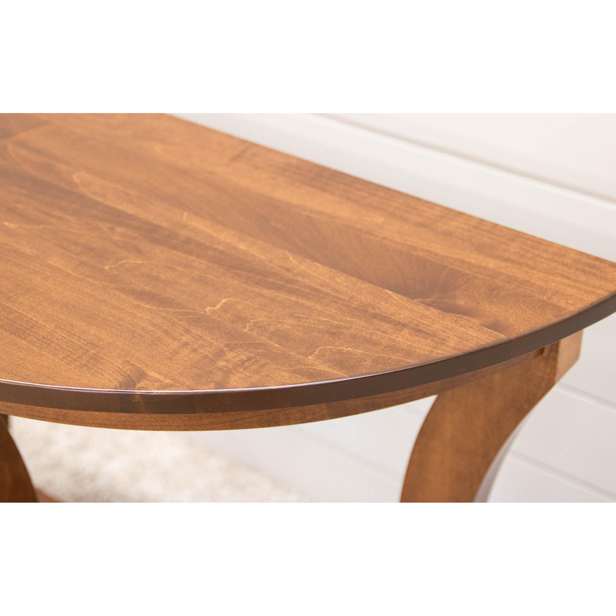 Half Moon Maple Wood Foyer Table | BOS