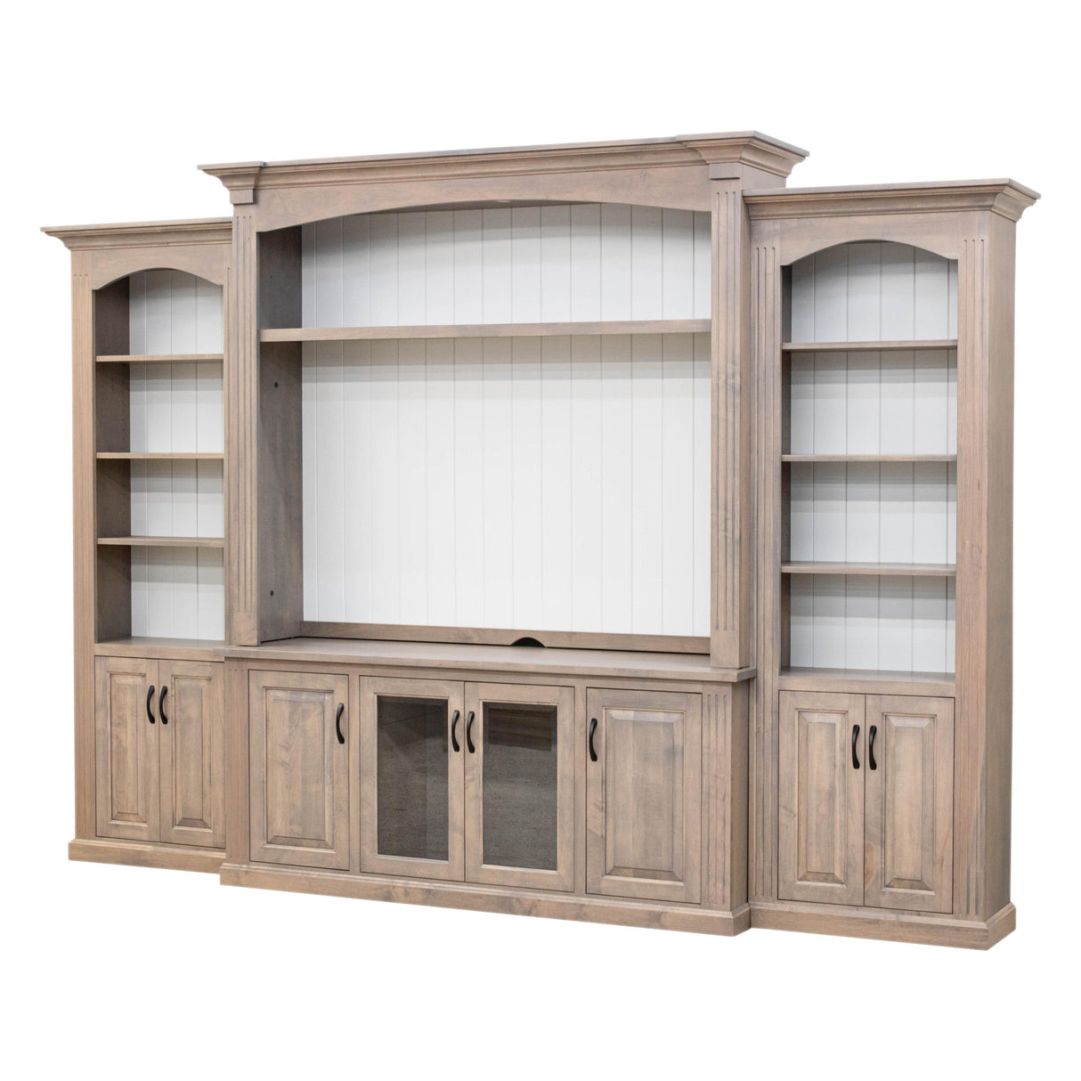Hampton White & Wood Entertainment Center | M-VD&DW