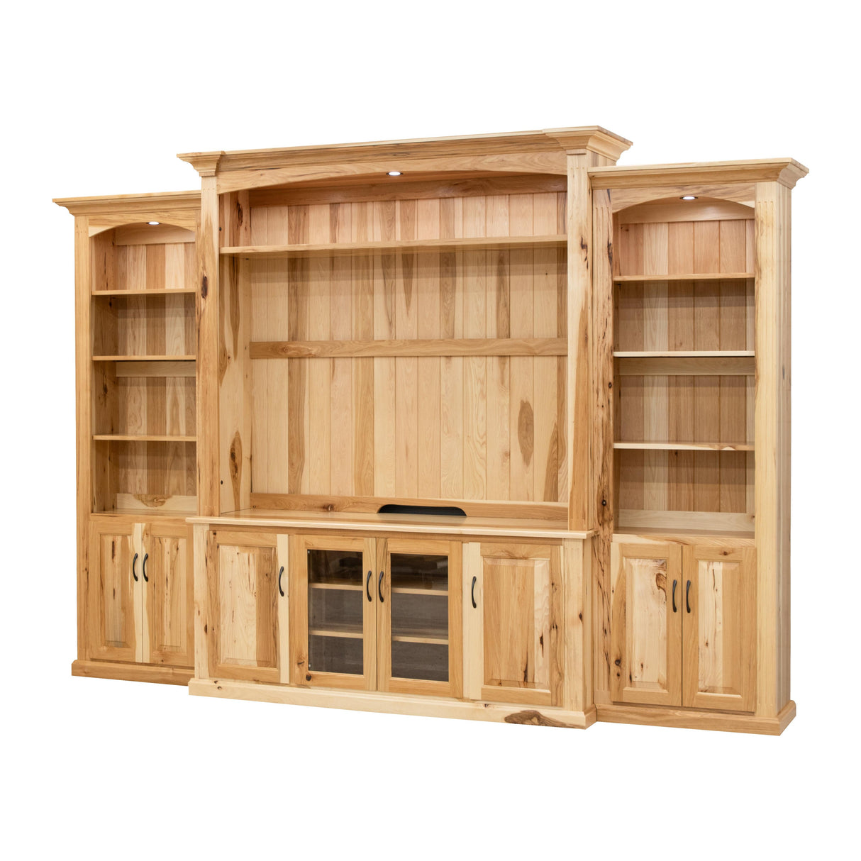 Hampton Hickory Wood Entertainment Center | NAT