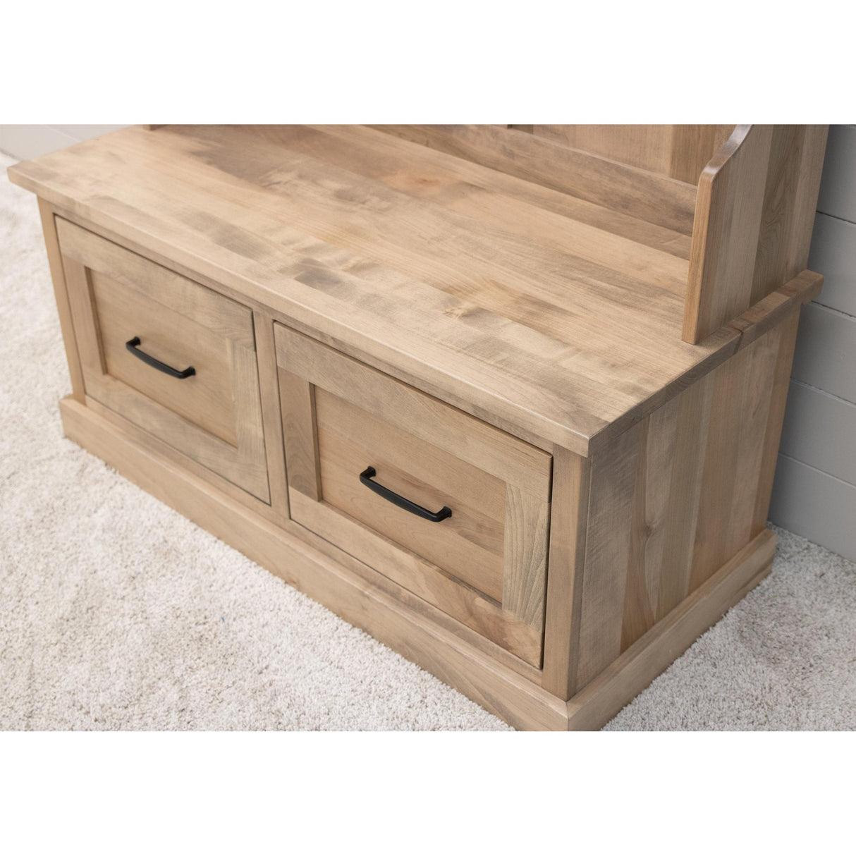 Hartford Maple Wood Hall Tree Bench | DS