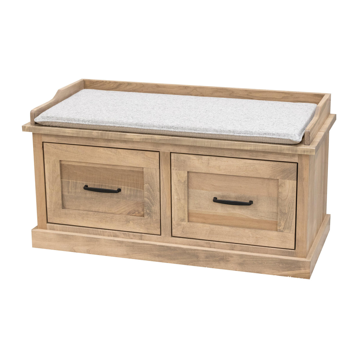 Hartford Maple Wood Mudroom Storage Bench | DS