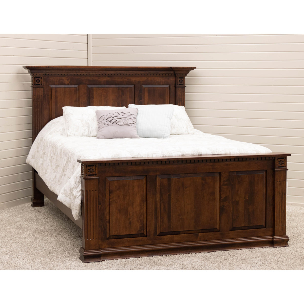 Heirloom Full Maple Wood Storage Platform Bed | ASB