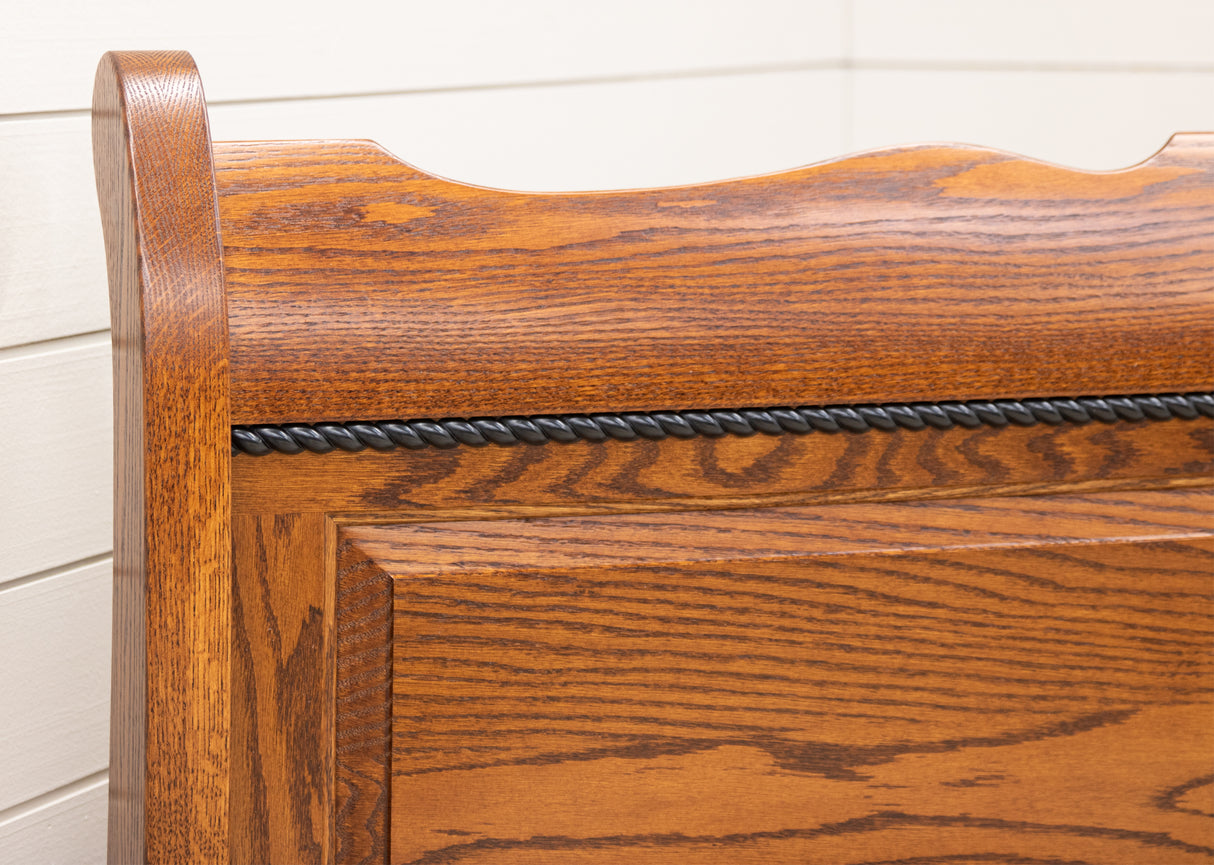 Heritage Sleigh Solid Wood Headboard Only