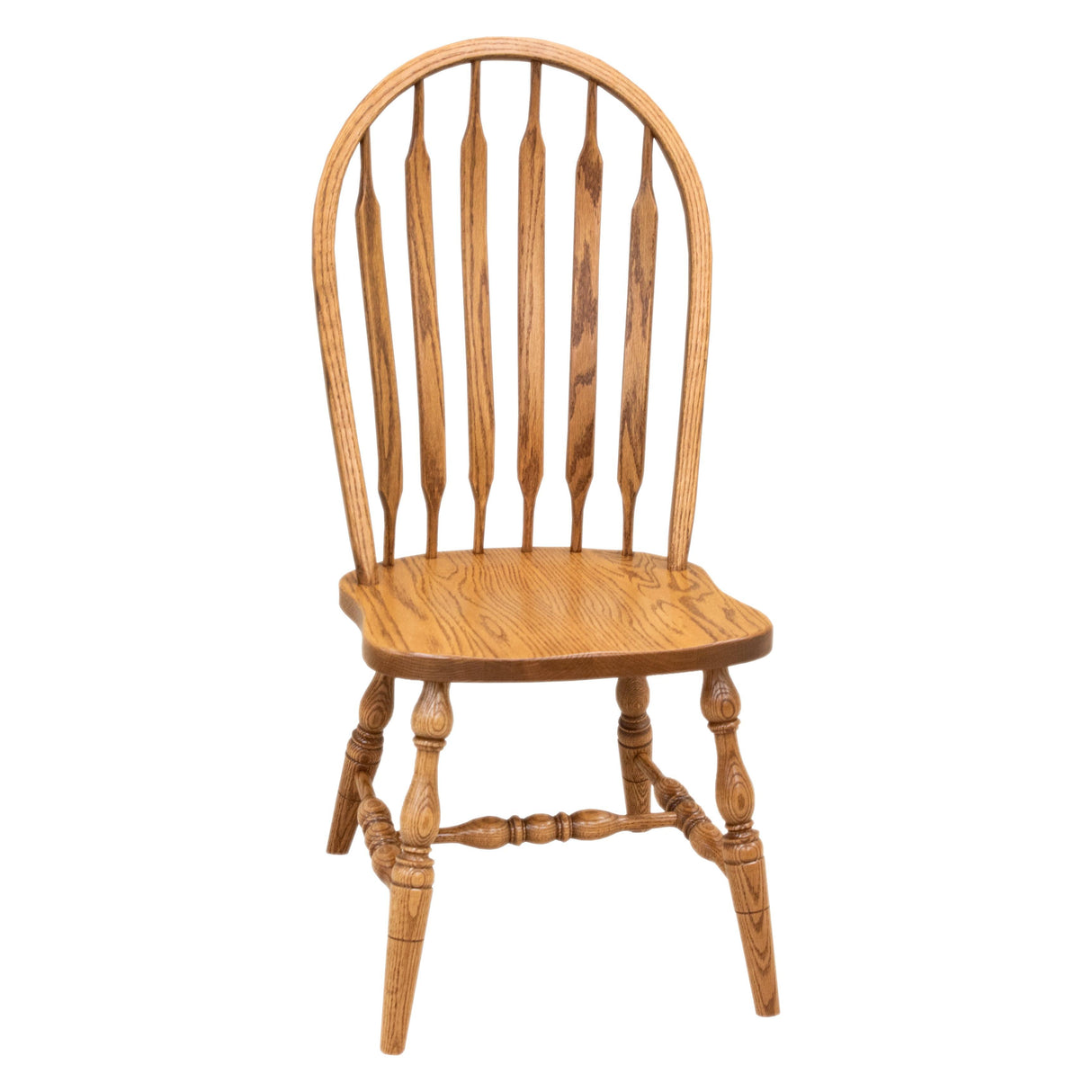 High Bent Paddle Oak Wood Side Dining Chair | S-14